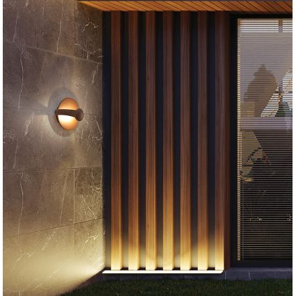 Applique murale LED MAYORKA LED/12W/230V marron