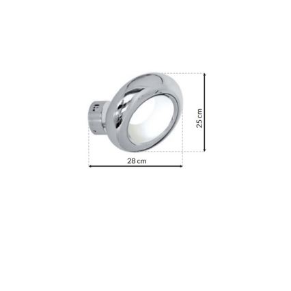 Applique murale LED MERCURIO 1xLED/12W/230V