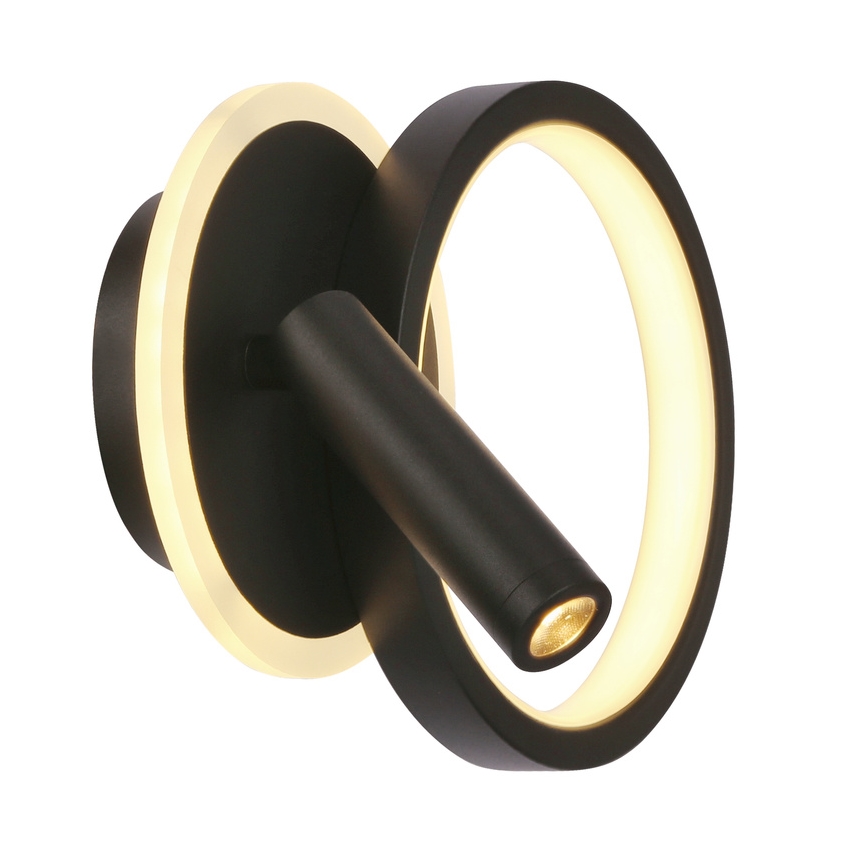 Applique murale LED orientable MONET LED/16W/230V noire