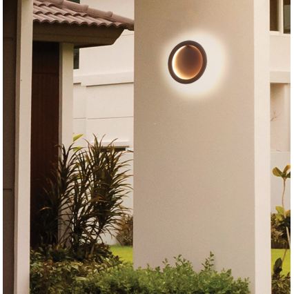 Applique murale LED PALERMO LED/16W/230V marron