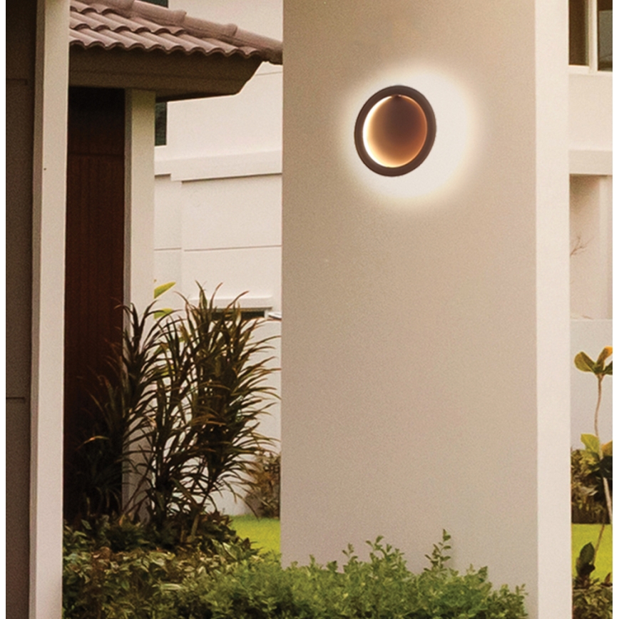 Applique murale LED PALERMO LED/16W/230V marron