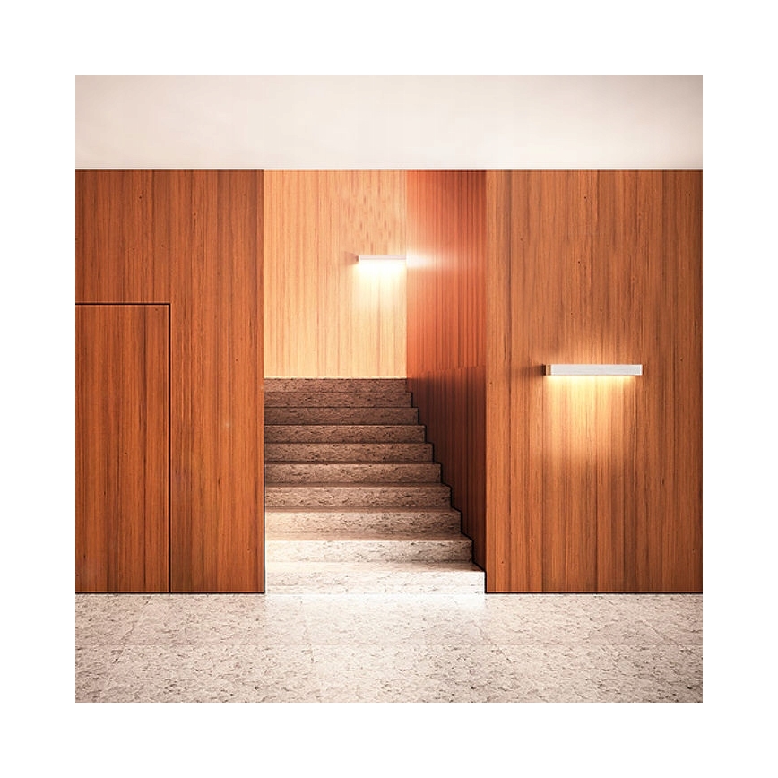 Applique murale LED pour salle de bains 9W/230V 40 cm IP44, chrome brillant