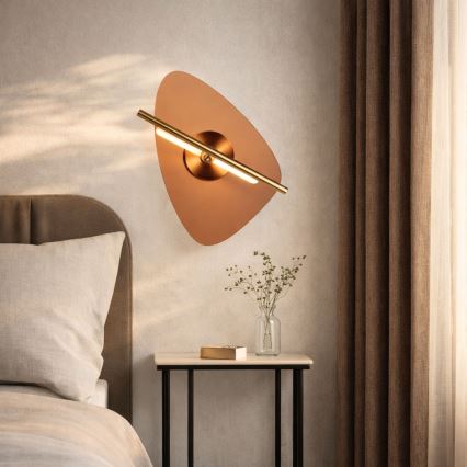 Applique murale LED RELAX LED/5W/230V dorée/marron fumé
