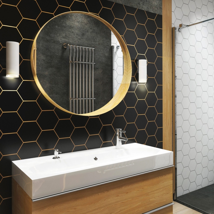 Applique murale LED RGBW dimmable pour salle de bains TURYN 1xGU10/6W/230V 3000K Wi-Fi IP44 blanche