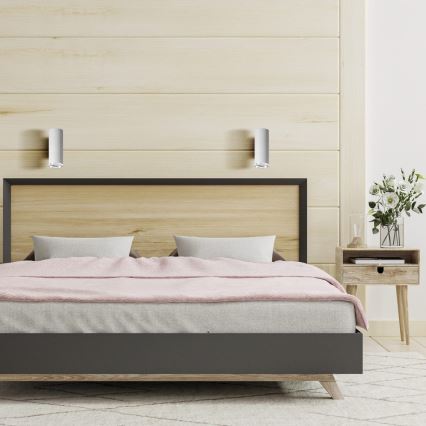 Applique murale LED RGBW dimmable pour salle de bains TURYN 1xGU10/6W/230V 3000K Wi-Fi IP44 blanche