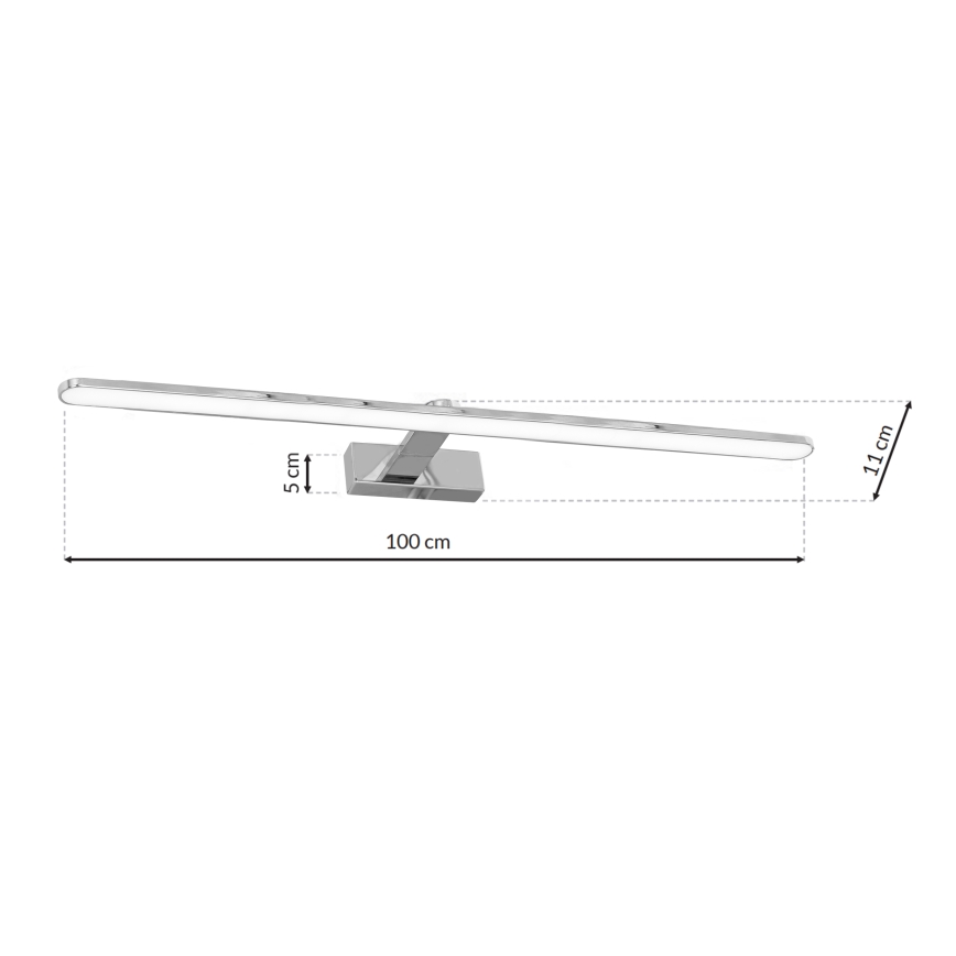 Applique murale LED salle de bain SPLASH 1xLED/21W/230V
