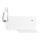 Applique murale LED SHELF LED/4W+LED/5W+LED/2W/230V + port USB blanche