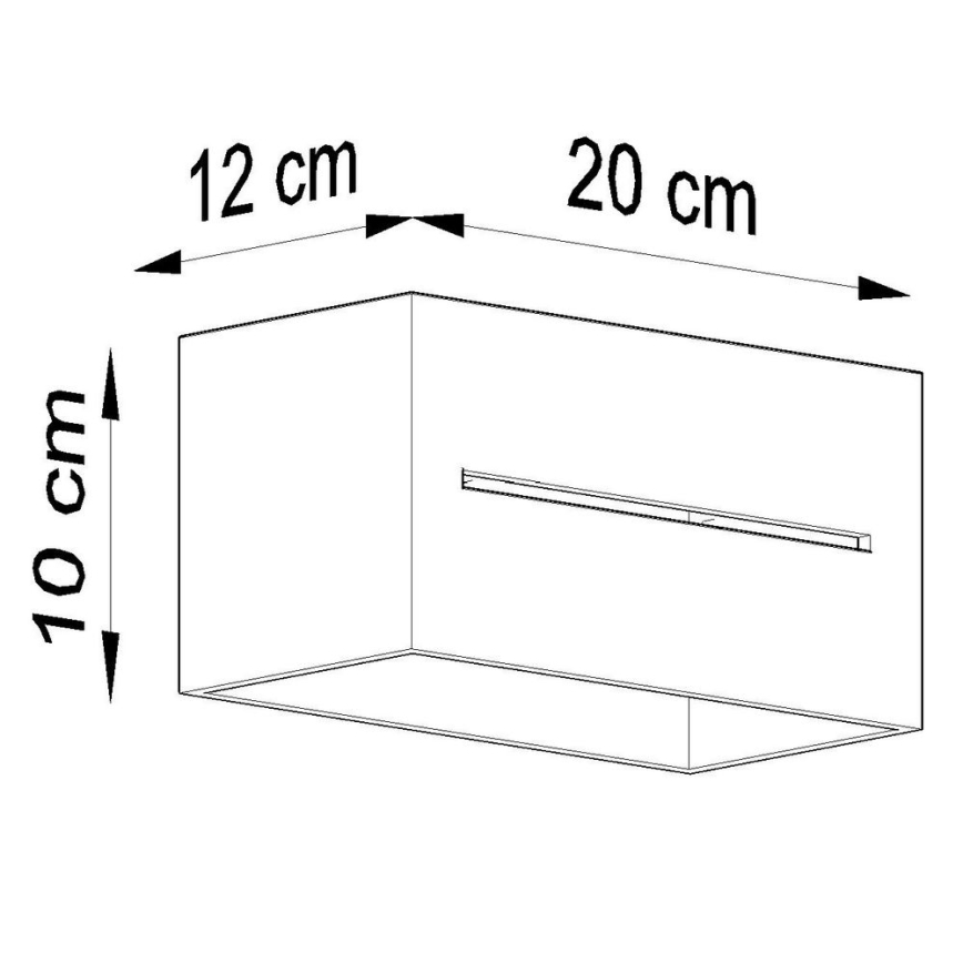 Applique murale LOBO 2xG9/40W/230V blanc