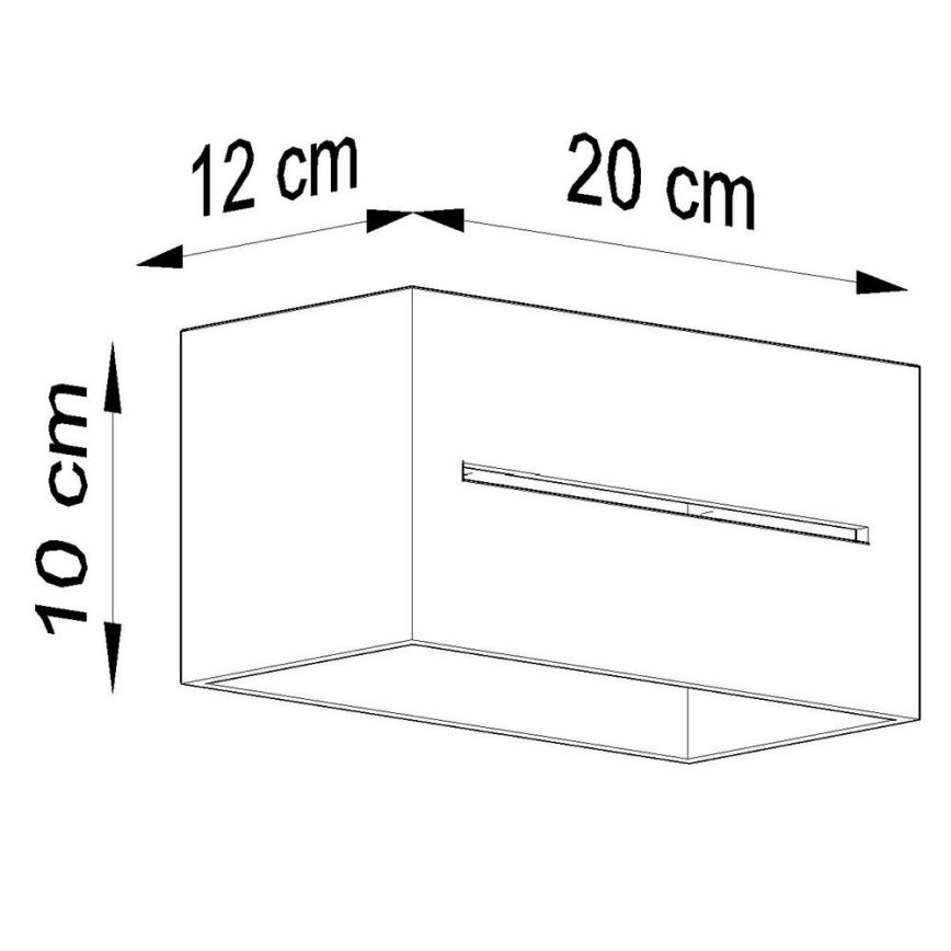 Applique murale LOBO 2xG9/40W/230V gris