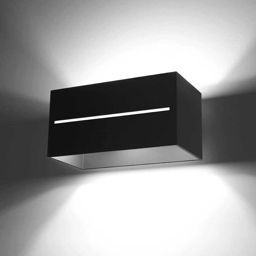 Applique murale LOBO 2xG9/40W/230V noir