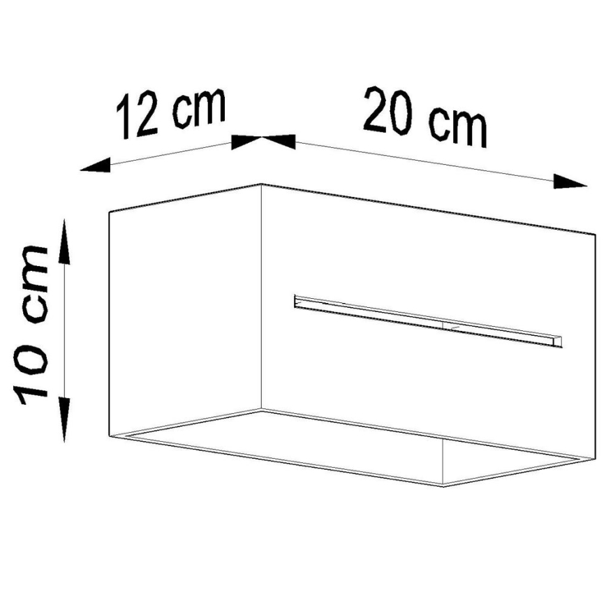 Applique murale LOBO 2xG9/40W/230V noir