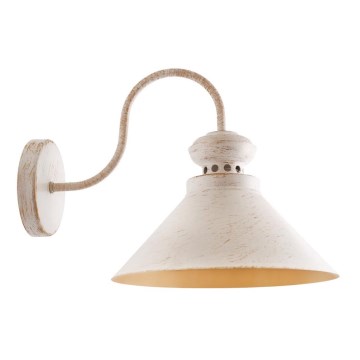 Applique murale LOFT 1xE14/40W/230V blanc/doré
