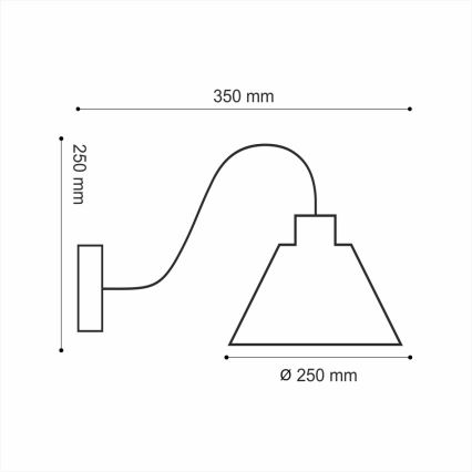 Applique murale LOFT 1xE14/40W/230V