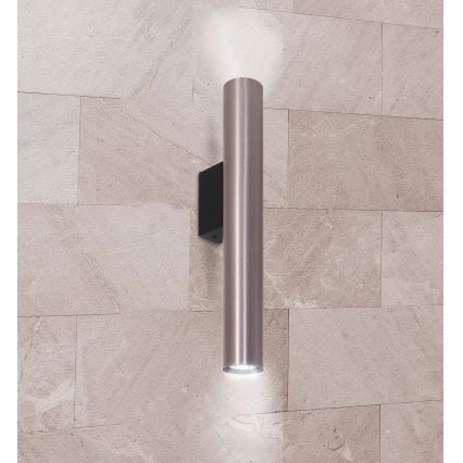 Applique murale LUNGOMARE 2xGU10/10W/230V chrome mat