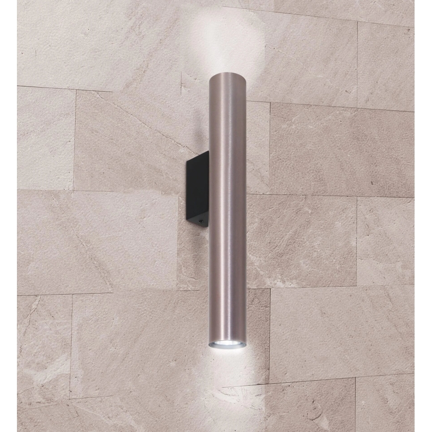 Applique murale LUNGOMARE 2xGU10/10W/230V chrome mat