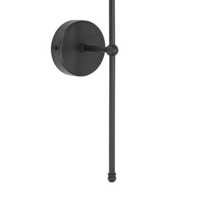 Applique murale MADELA 1xE14/40W/230V jute/noir