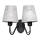 Applique murale MALBO II 2xE27/15W/230V noir