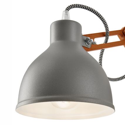 Applique murale MARCELLO 1xE27/60W/230V hêtre