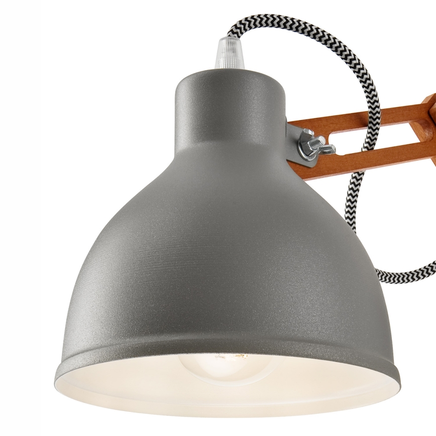 Applique murale MARCELLO 1xE27/60W/230V hêtre