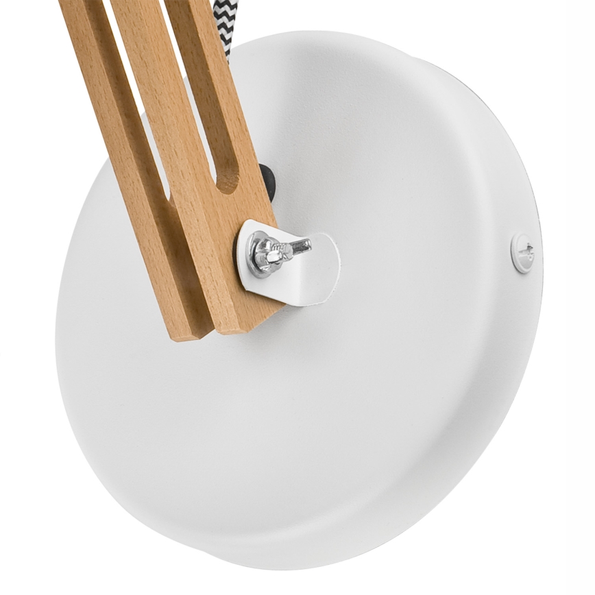 Applique murale MARCELLO 1xE27/60W/230V hêtre