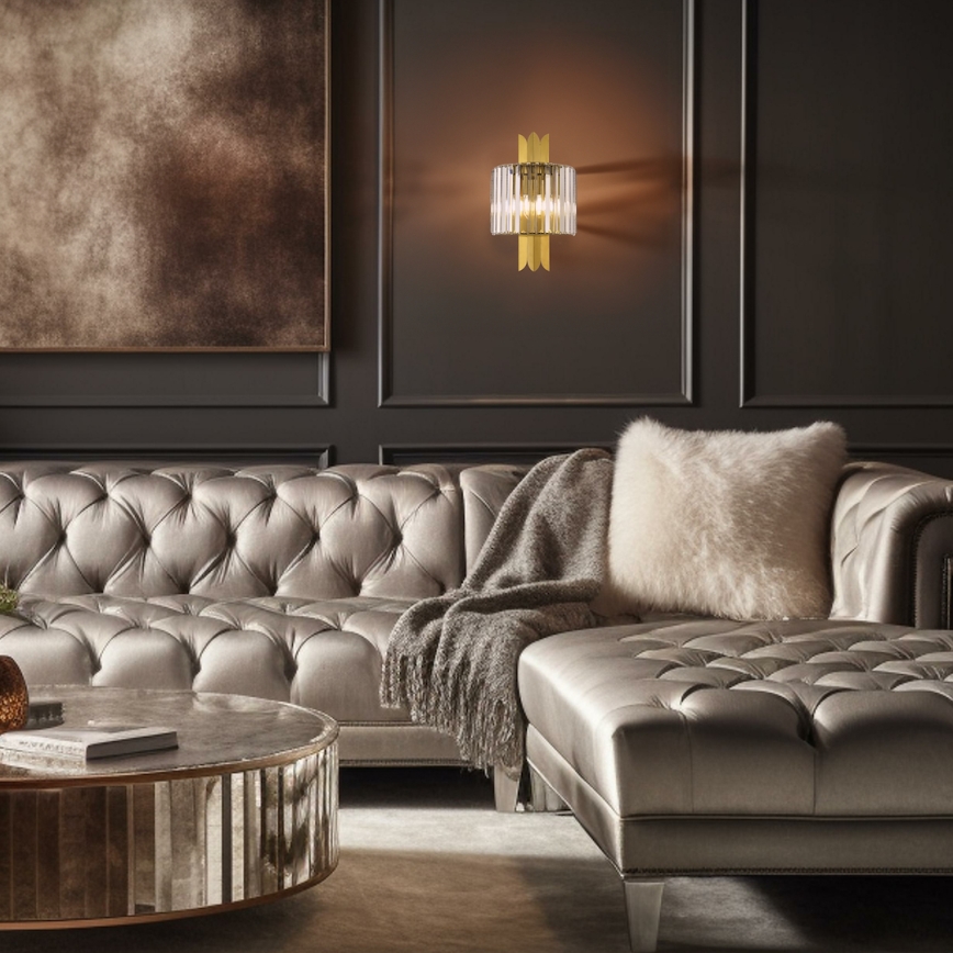 Applique murale MARGOT 2xE14/40W/230V dorée