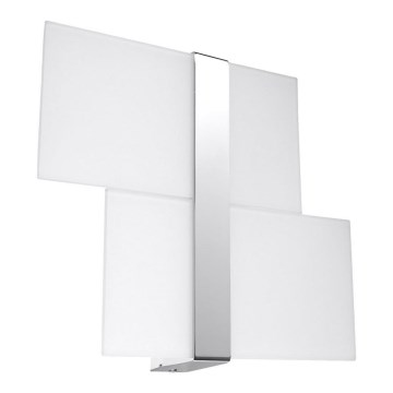 Applique murale MASSIMO 2xG9/40W/230V blanc/chrome brillant
