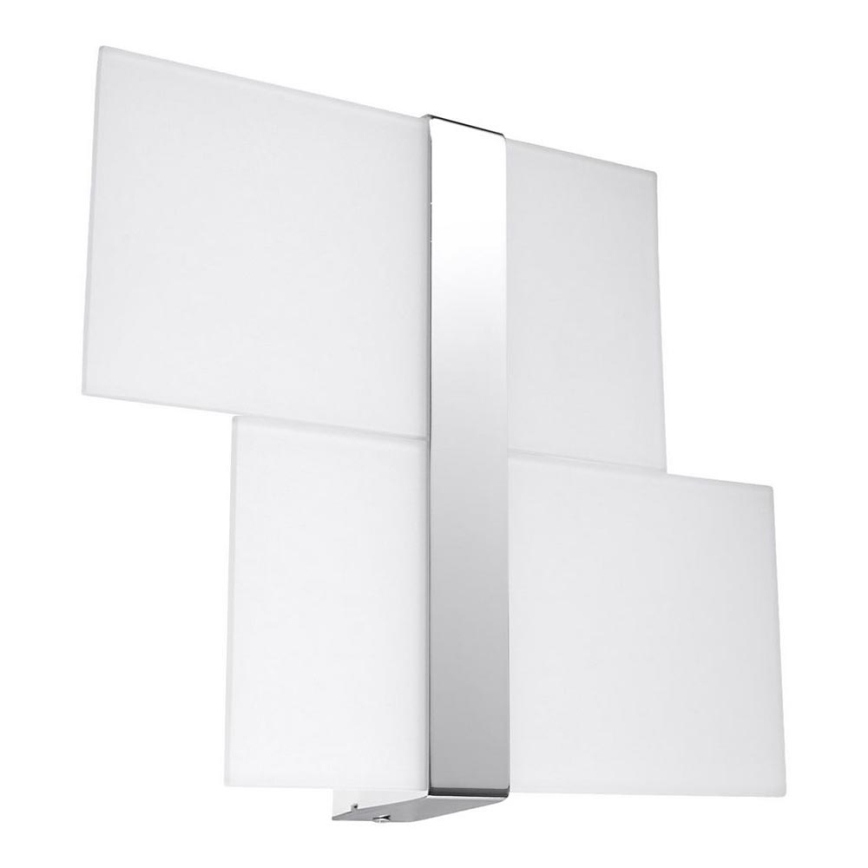 Applique murale MASSIMO 2xG9/40W/230V blanc/chrome brillant