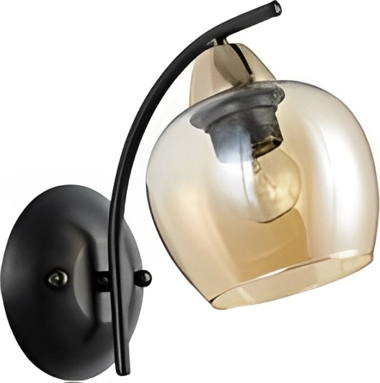Applique murale MERRA 1xE27/40W/230V noir/beige