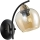Applique murale MERRA 1xE27/40W/230V noir/beige