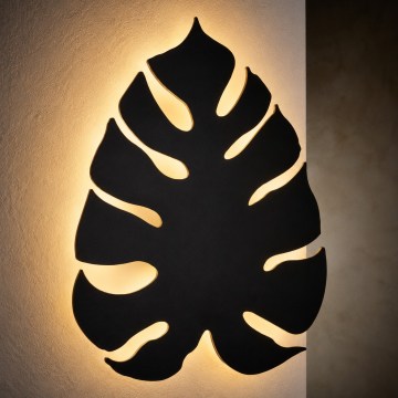 Applique murale MONSTERA 3xG9/6W/230V noire
