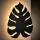 Applique murale MONSTERA 3xG9/8W/230V noire