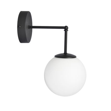 Applique murale MOON 1xE27/15W/230V noir