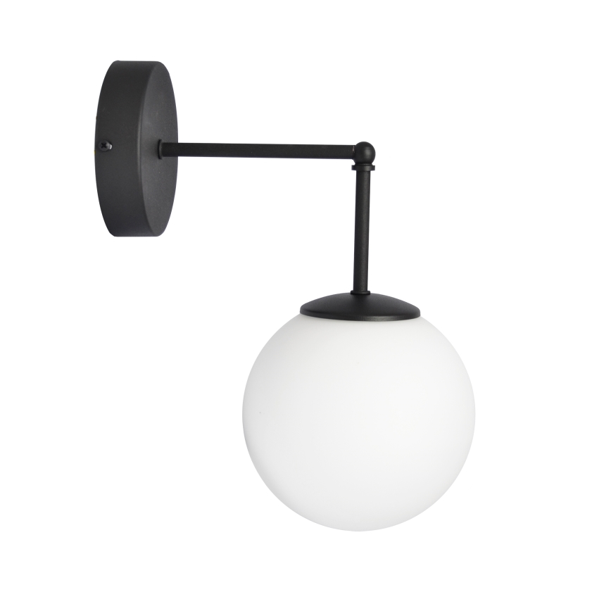 Applique murale MOON 1xE27/15W/230V noir