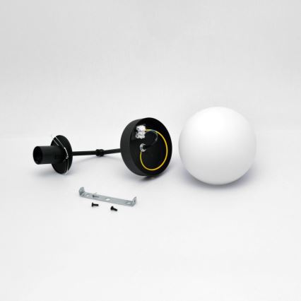 Applique murale MOON 1xE27/15W/230V noir