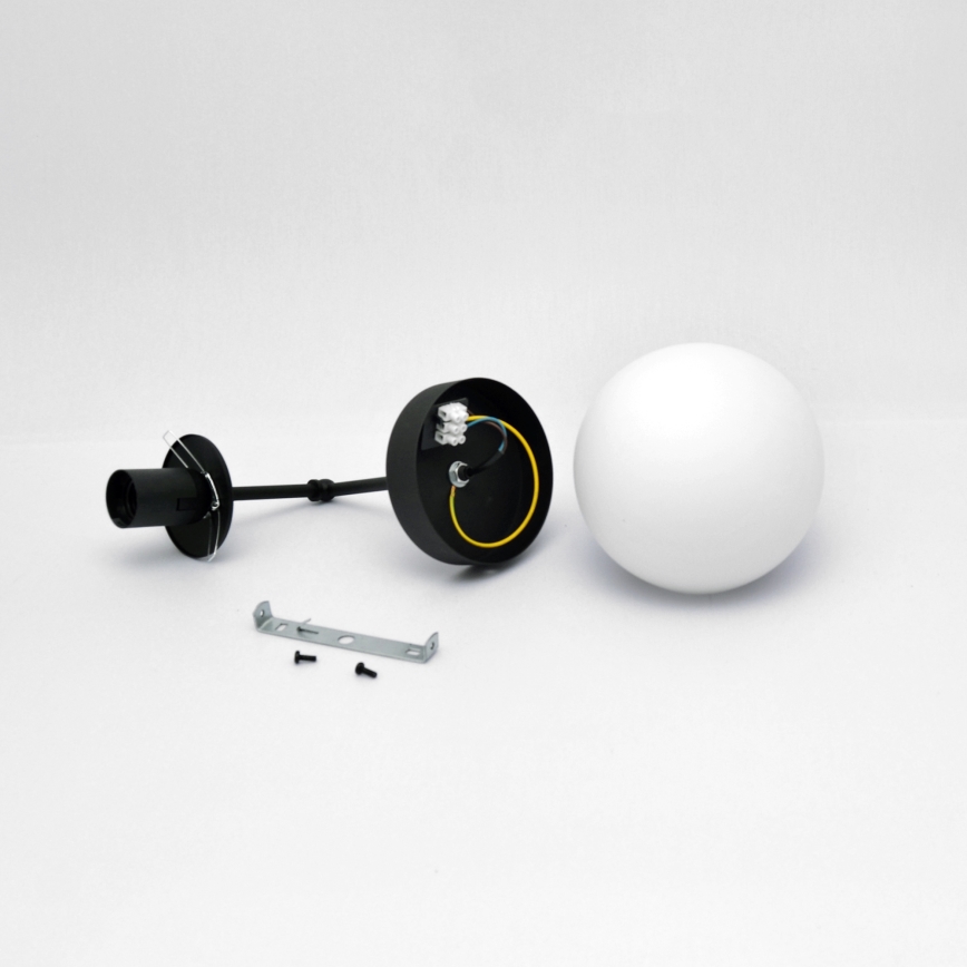 Applique murale MOON 1xE27/15W/230V noir
