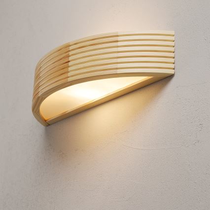 Applique murale NATURAL MODERN 1xE27/15W/230V en pin