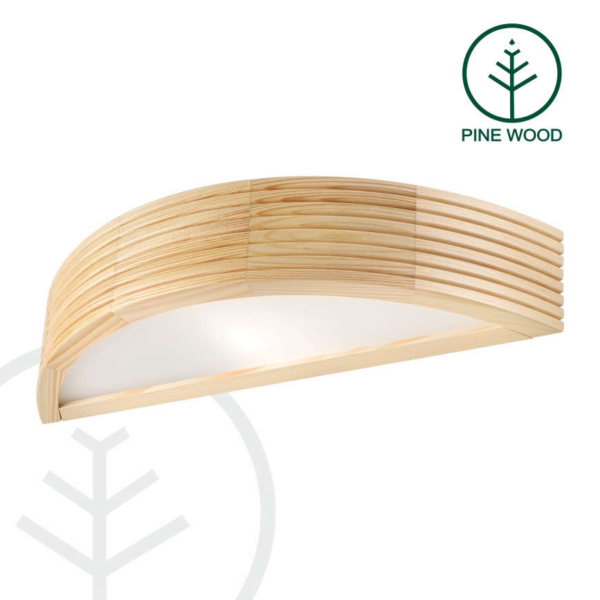 Applique murale NATURAL MODERN 1xE27/15W/230V en pin