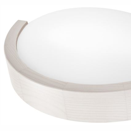 Applique murale NATURAL SLIM 1xE27/60W/230V pin/blanc