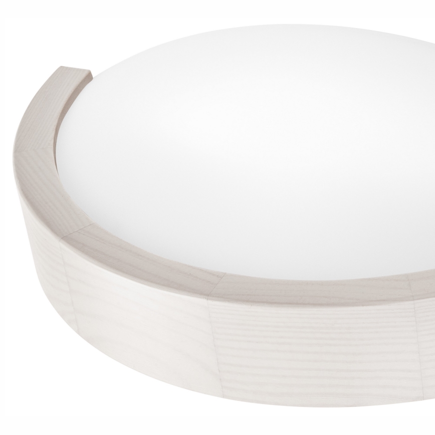 Applique murale NATURAL SLIM 1xE27/60W/230V pin/blanc