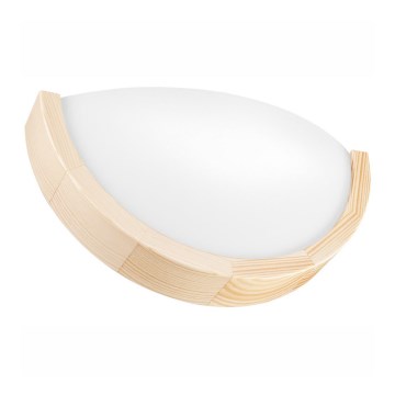 Applique murale NATURAL SLIM 1xE27/60W/230V pin