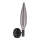 Applique murale NORDIC 1xG9/5W/230V noir/gris fumé