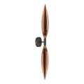 Applique murale NORDIC 2xG9/5W/230V noir/cuivre