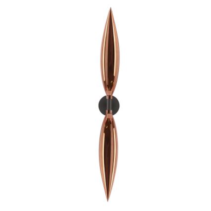 Applique murale NORDIC 2xG9/5W/230V noir/cuivre