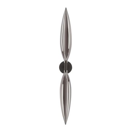 Applique murale NORDIC 2xG9/5W/230V noir/gris fumé