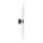 Applique murale NORDIC 2xG9/5W/230V noir/transparent