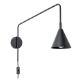 Applique murale NOX 1xE14/10W/230V noir