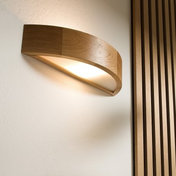 Applique murale OAK 1xE27/60W/230V chêne