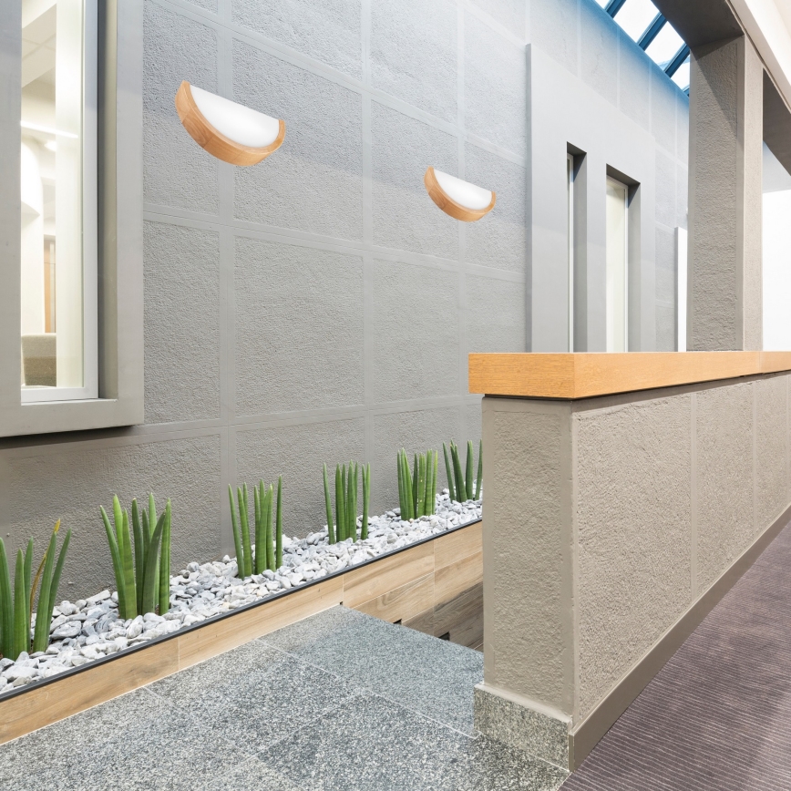 Applique murale OAK 1xE27/60W/230V chêne