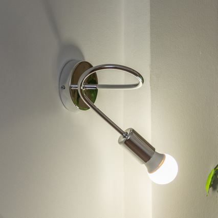 Applique murale OXFORD 1xE27/15W/230V chrome brillant