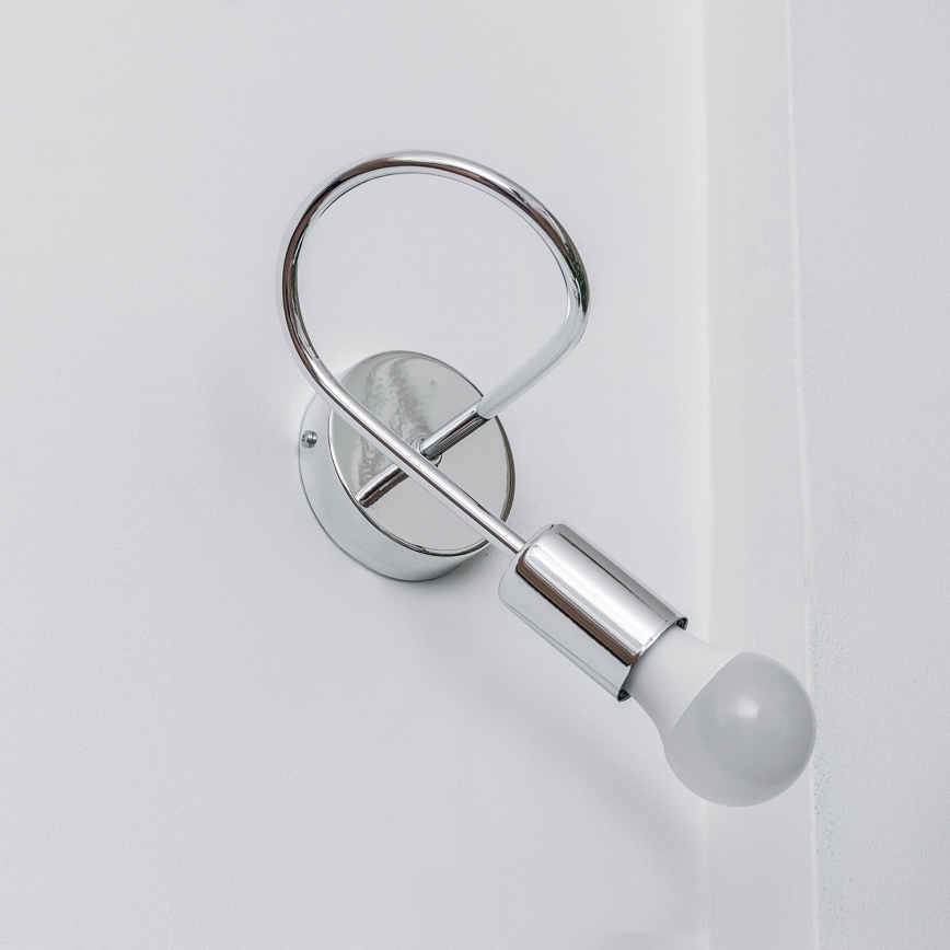 Applique murale OXFORD 1xE27/15W/230V chrome brillant